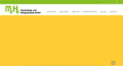 Desktop Screenshot of mh-verpackungstechnik-anlagentechnik.de