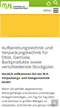 Mobile Screenshot of mh-verpackungstechnik-anlagentechnik.de